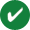 Green tick with no feedback